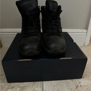 Black Reebok Rapid Response boots (work) size 7.5